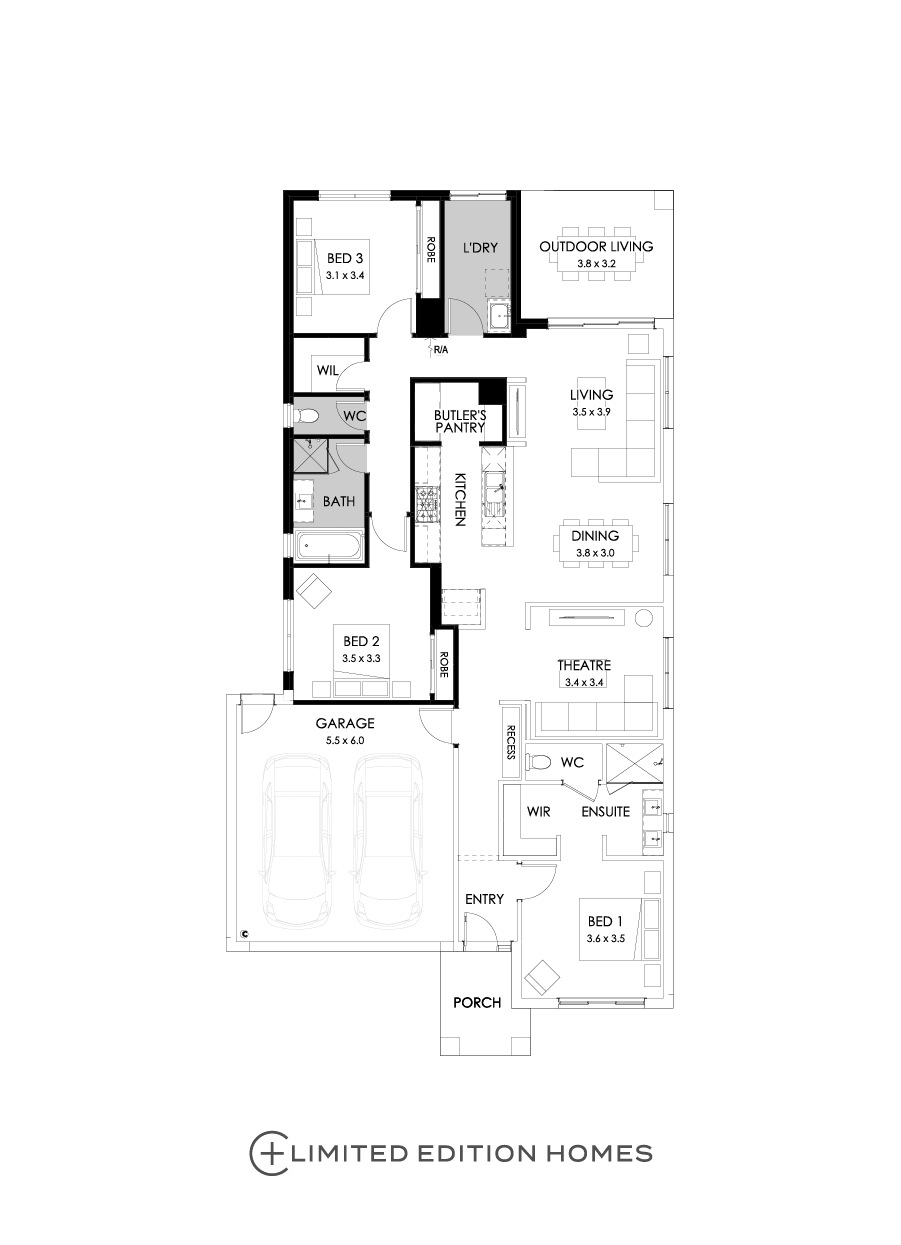 23  Floor Floorplan (3 bedroom)
