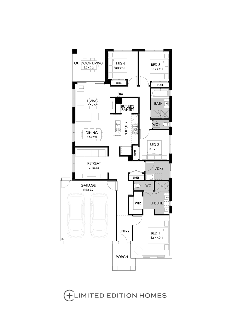 23  Floor Floorplan (Rear flip)
