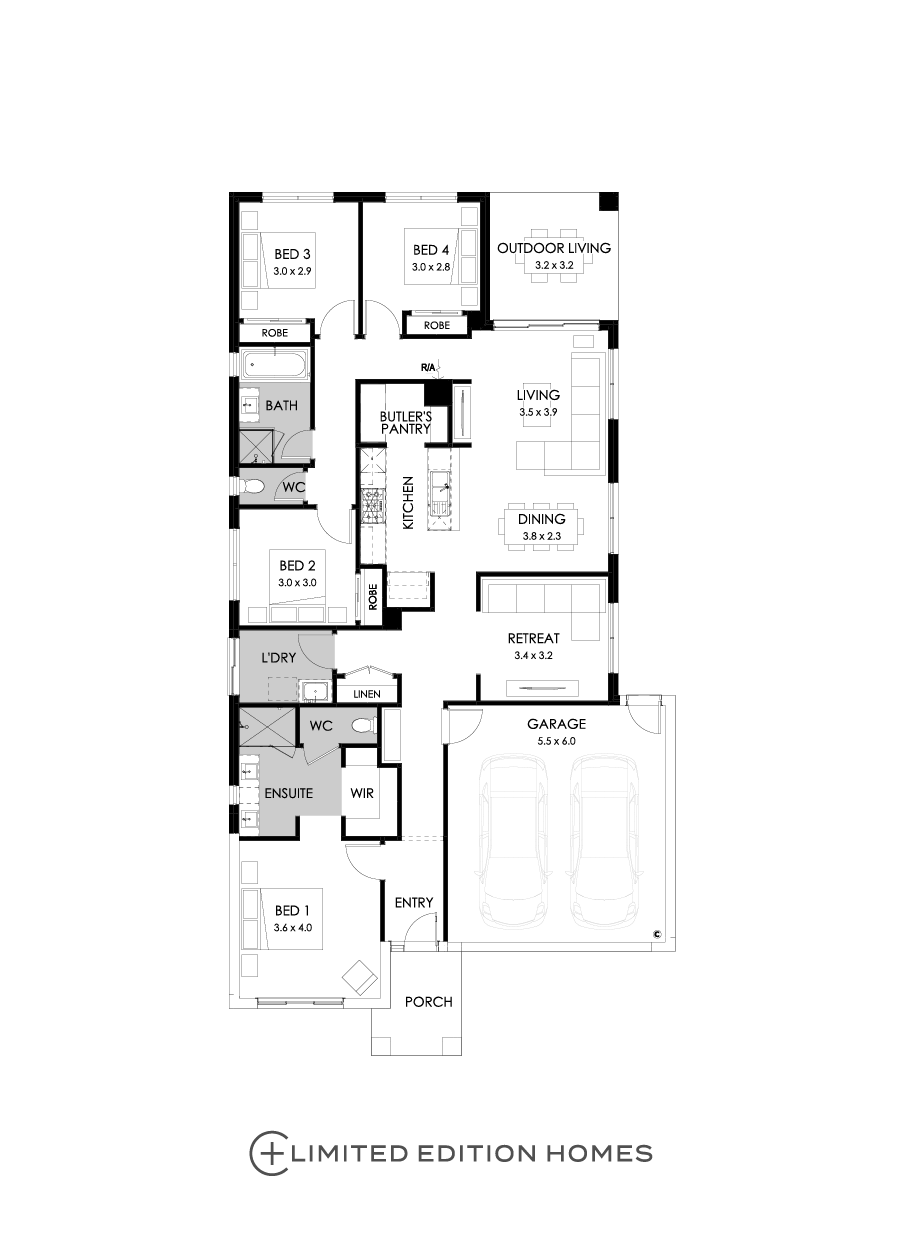 23  Floor Floorplan (Rear flip - Flipped)