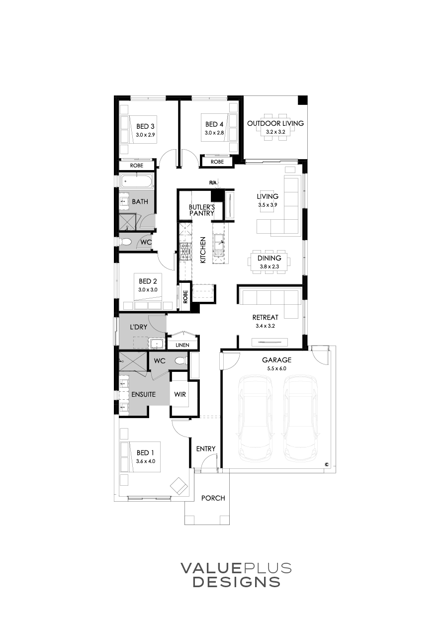 23  Floor Floorplan (Rear flip - Flipped)