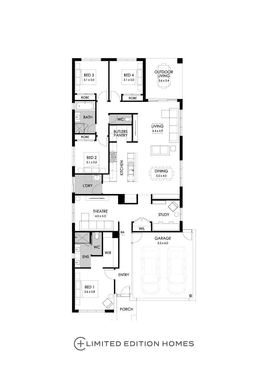 26  Floor Floorplan (Rear flip - Flipped)