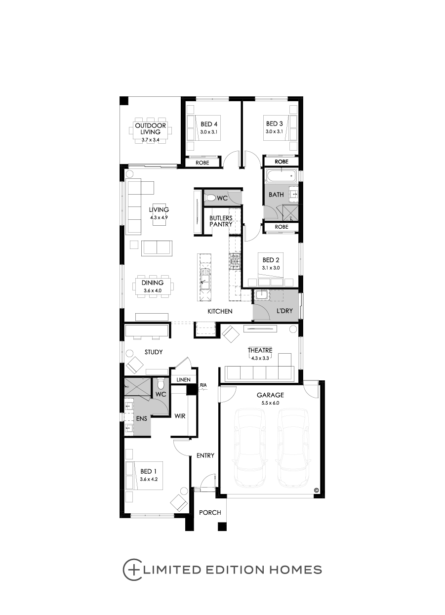 26  Floor Floorplan (Standard - Flipped)