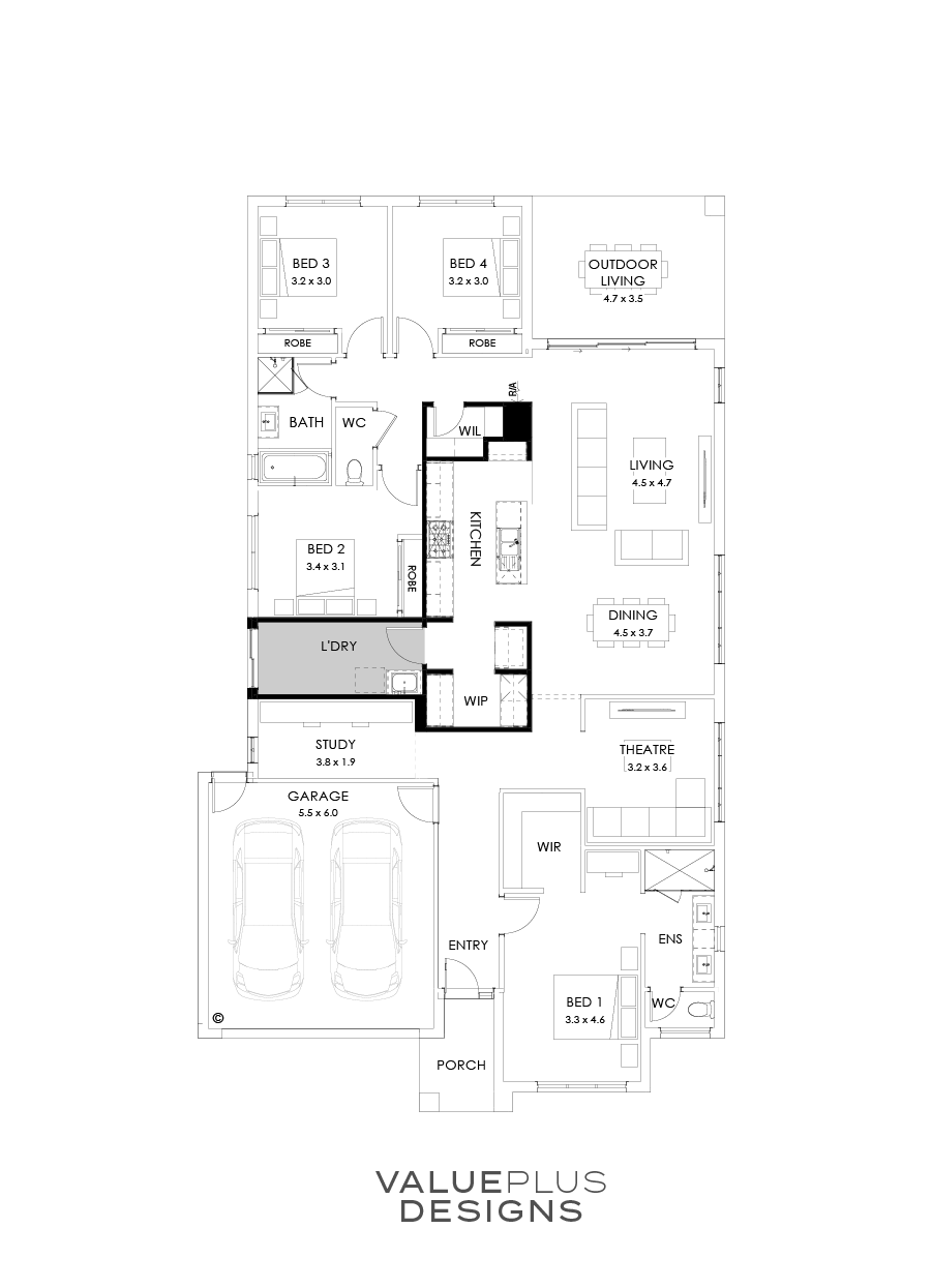 27  Floor Floorplan (Alternate Kitchen)