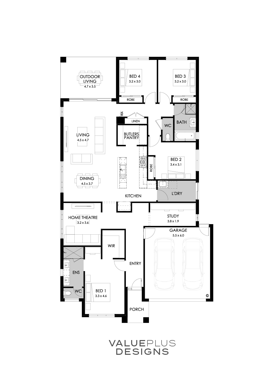 27  Floor Floorplan (Standard - Flipped)