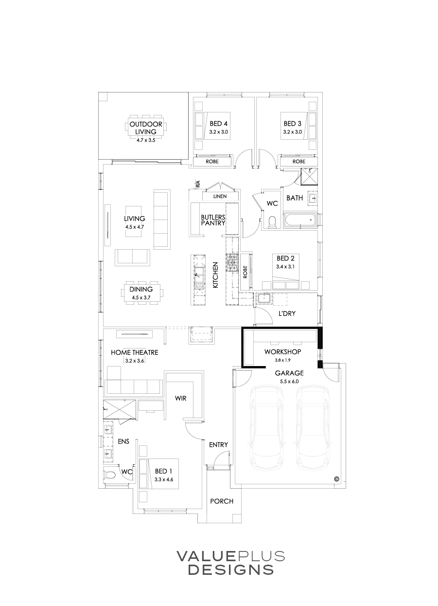 27  Floor Floorplan (Workshop - Flipped)