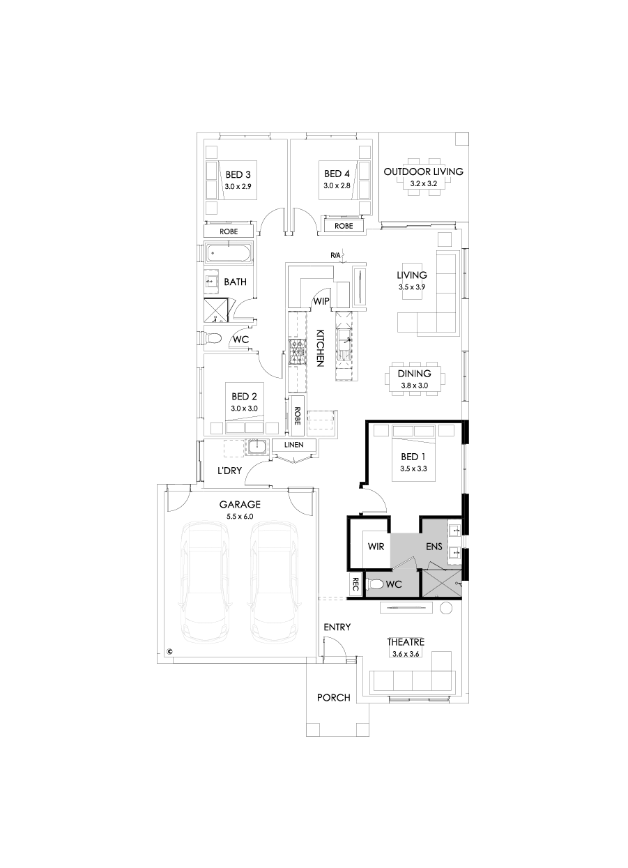 23  Floor Floorplan (Alternate theatre)