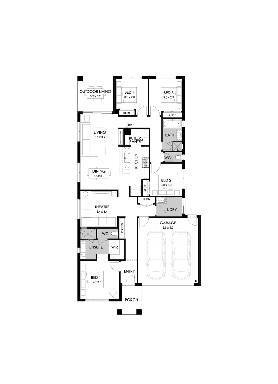 23  Floor Floorplan (Standard - Flipped)