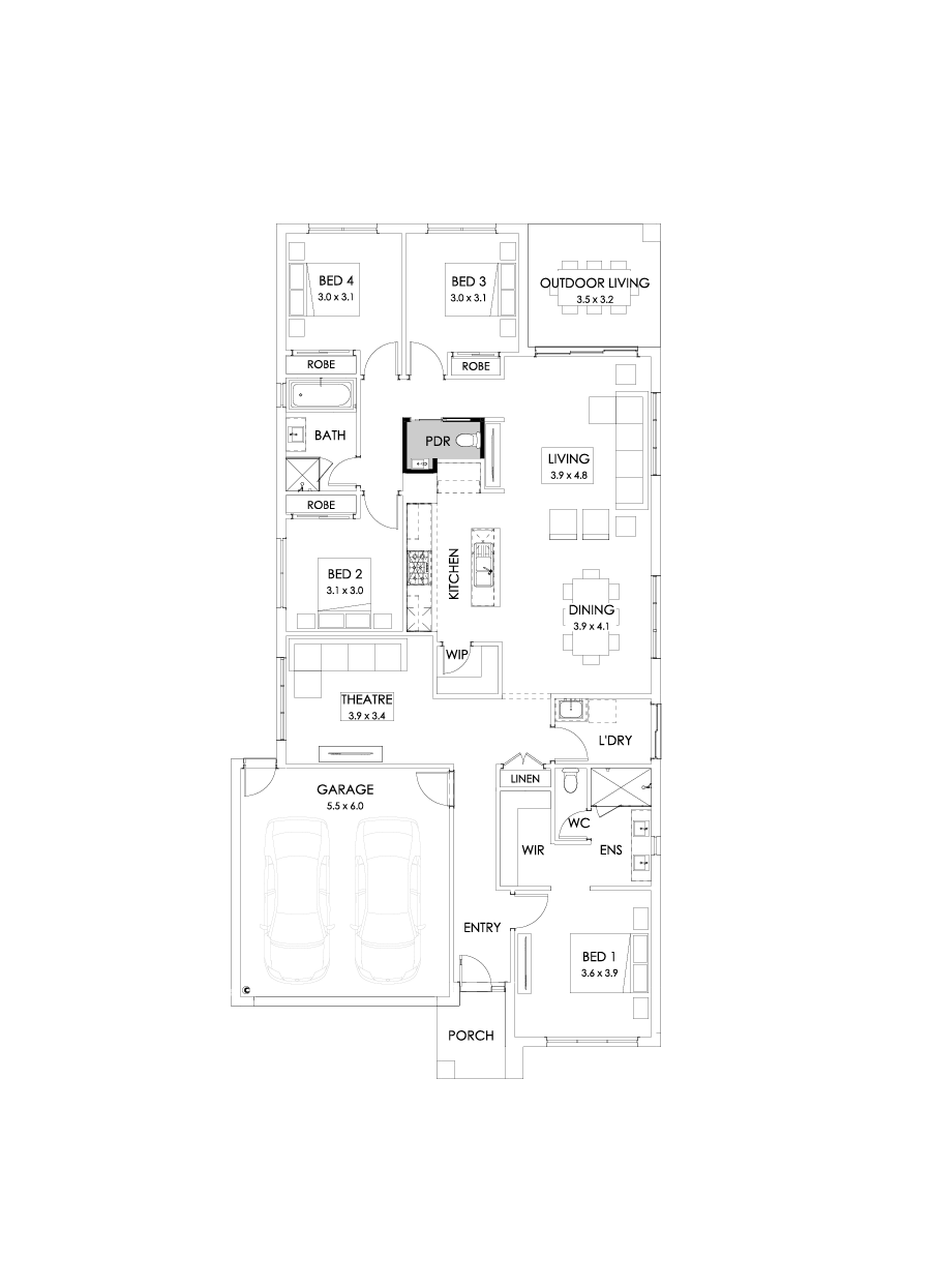 24  Floor Floorplan (Powder room)
