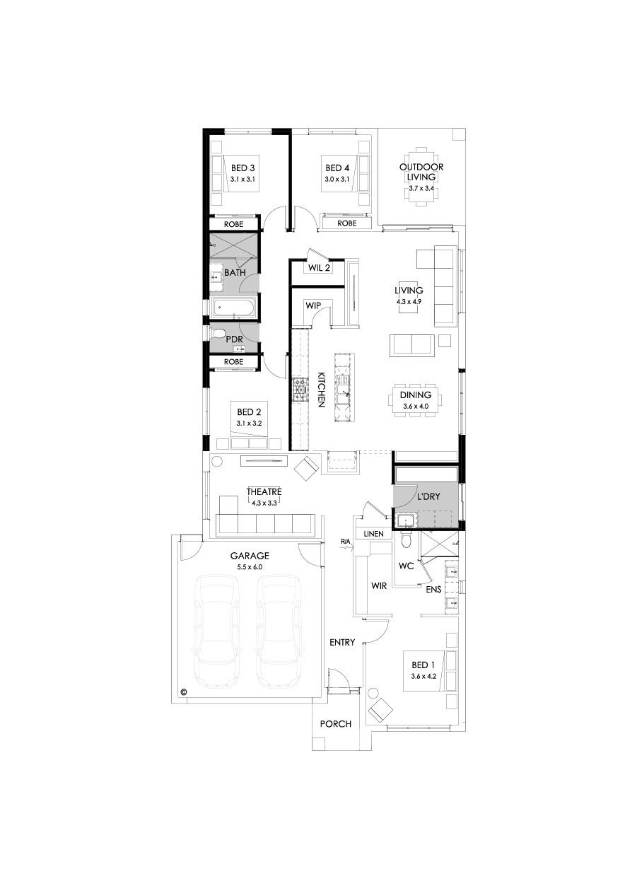 26  Floor Floorplan (Bathroom upgrade)