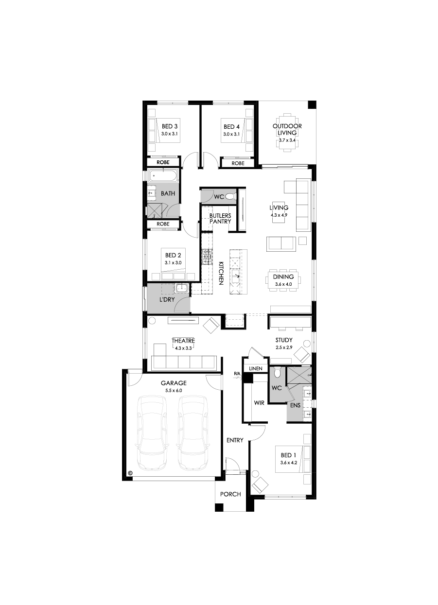 26  Floor Floorplan (Standard)
