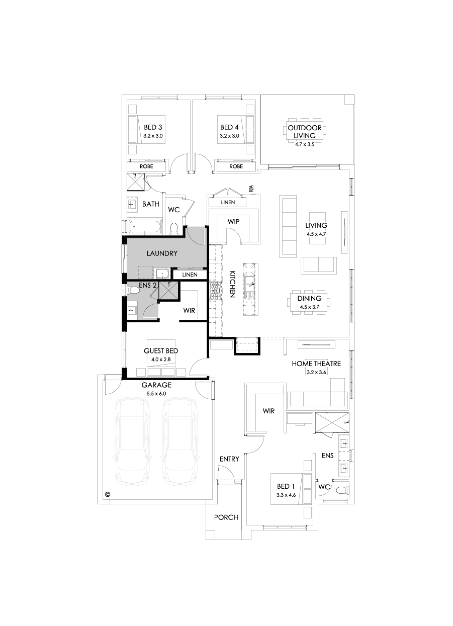27  Floor Floorplan (Additional ensuite)