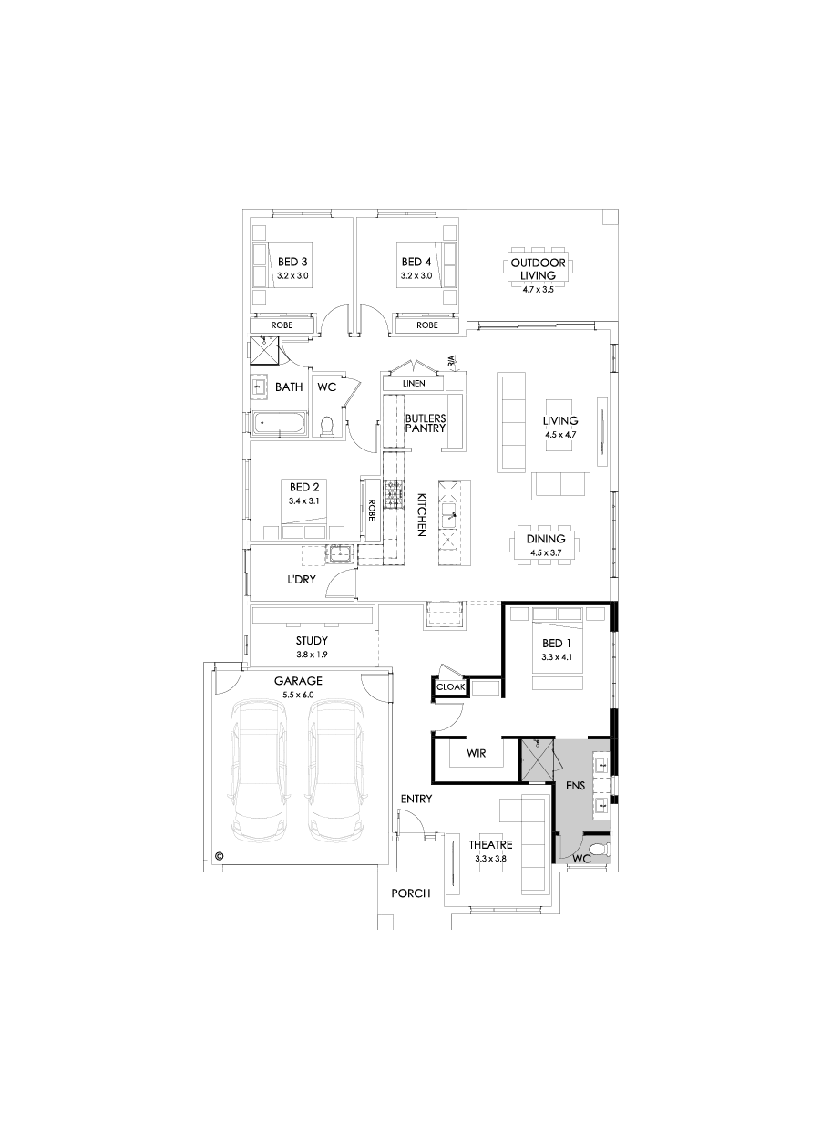27  Floor Floorplan (Alternate theatre)