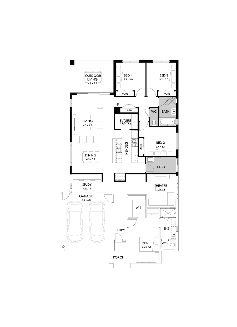 27  Floor Floorplan (Rear flip)