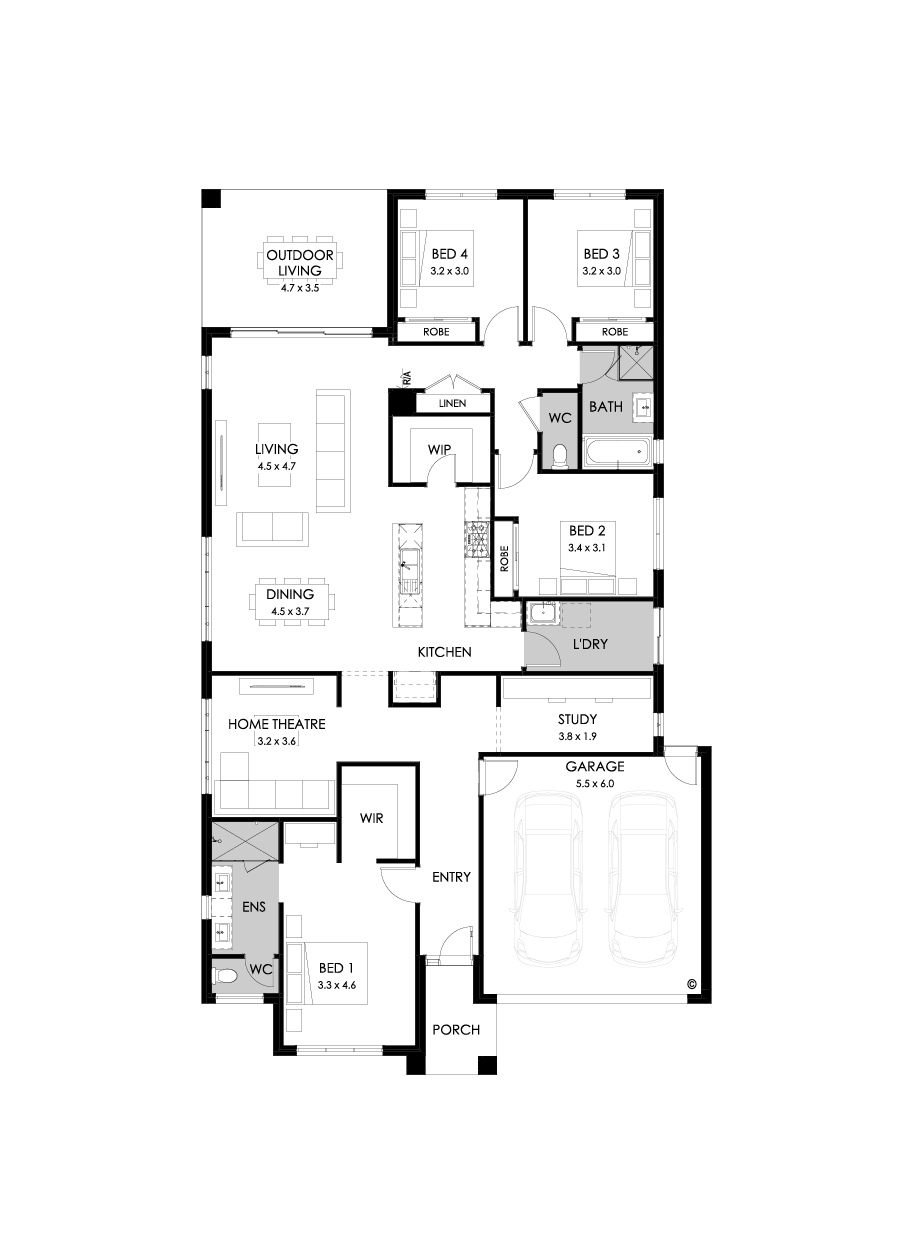 27  Floor Floorplan (Standard - Flipped)