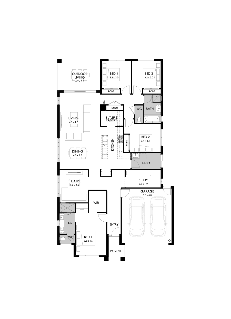 27  Floor Floorplan (Standard - Flipped)