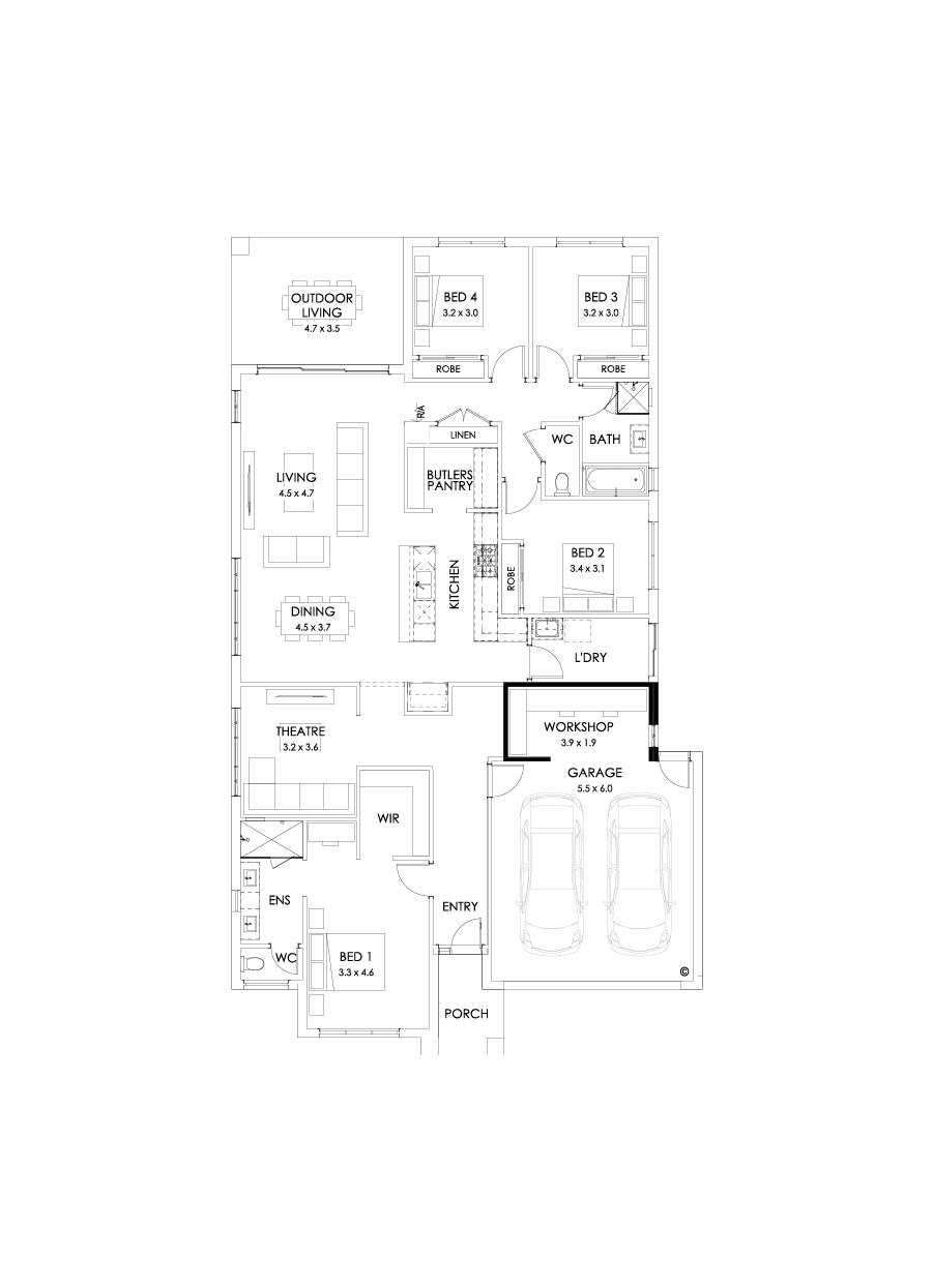 27  Floor Floorplan (Workshop - Flipped)