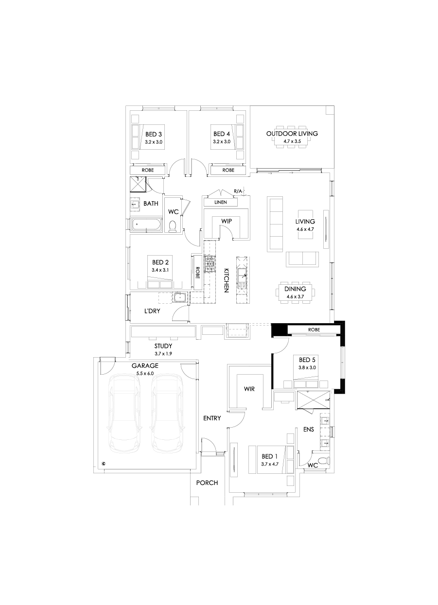 28  Floor Floorplan (5th bedroom)