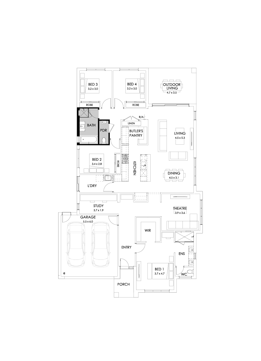 28  Floor Floorplan (Powder room)