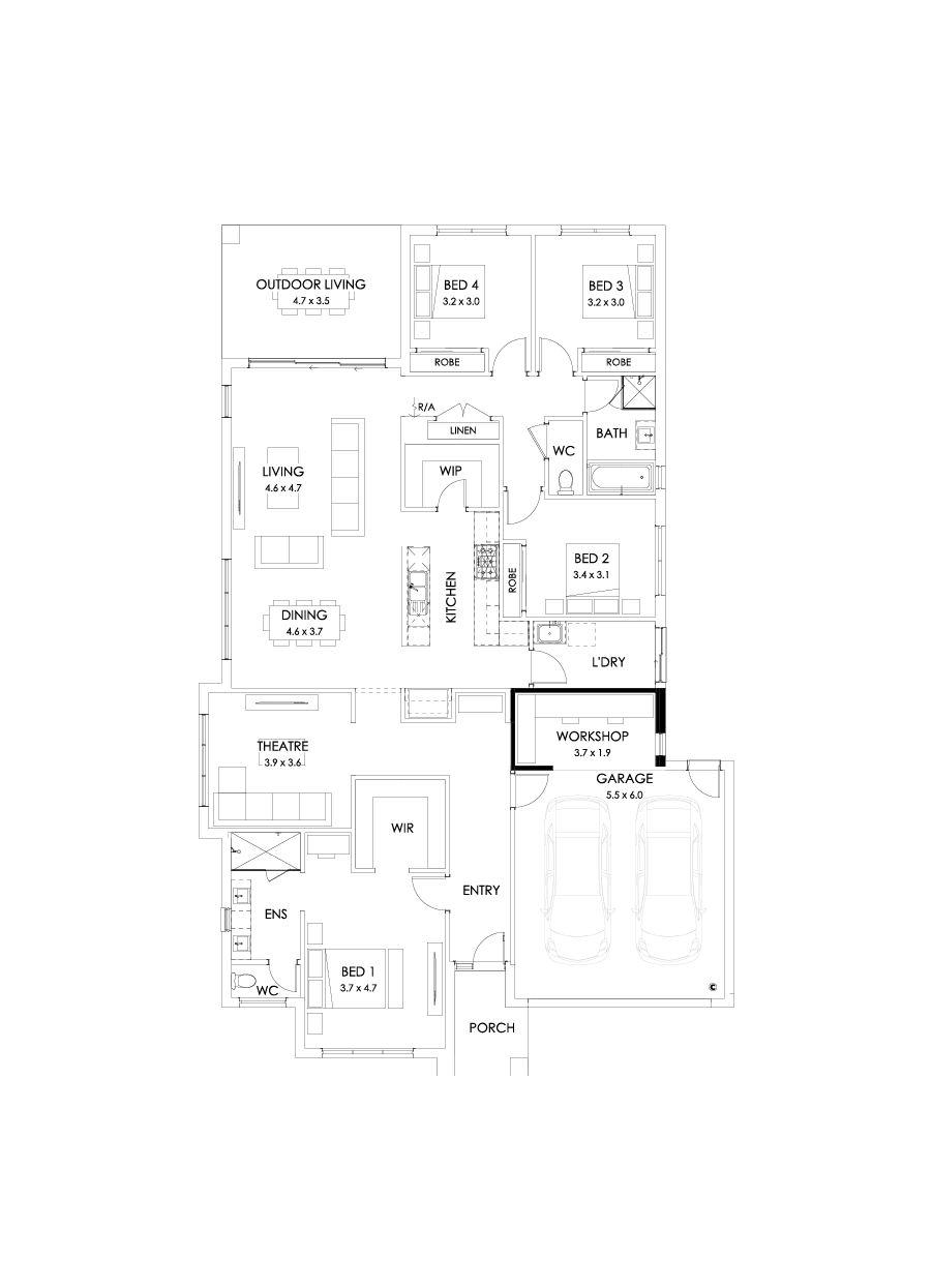 28  Floor Floorplan (Workshop - Flipped)