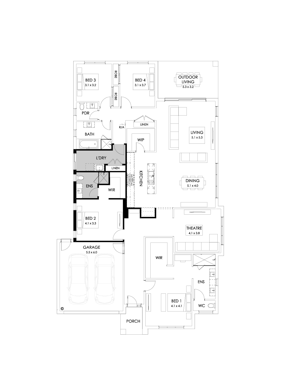32  Floor Floorplan (Additional ensuite)