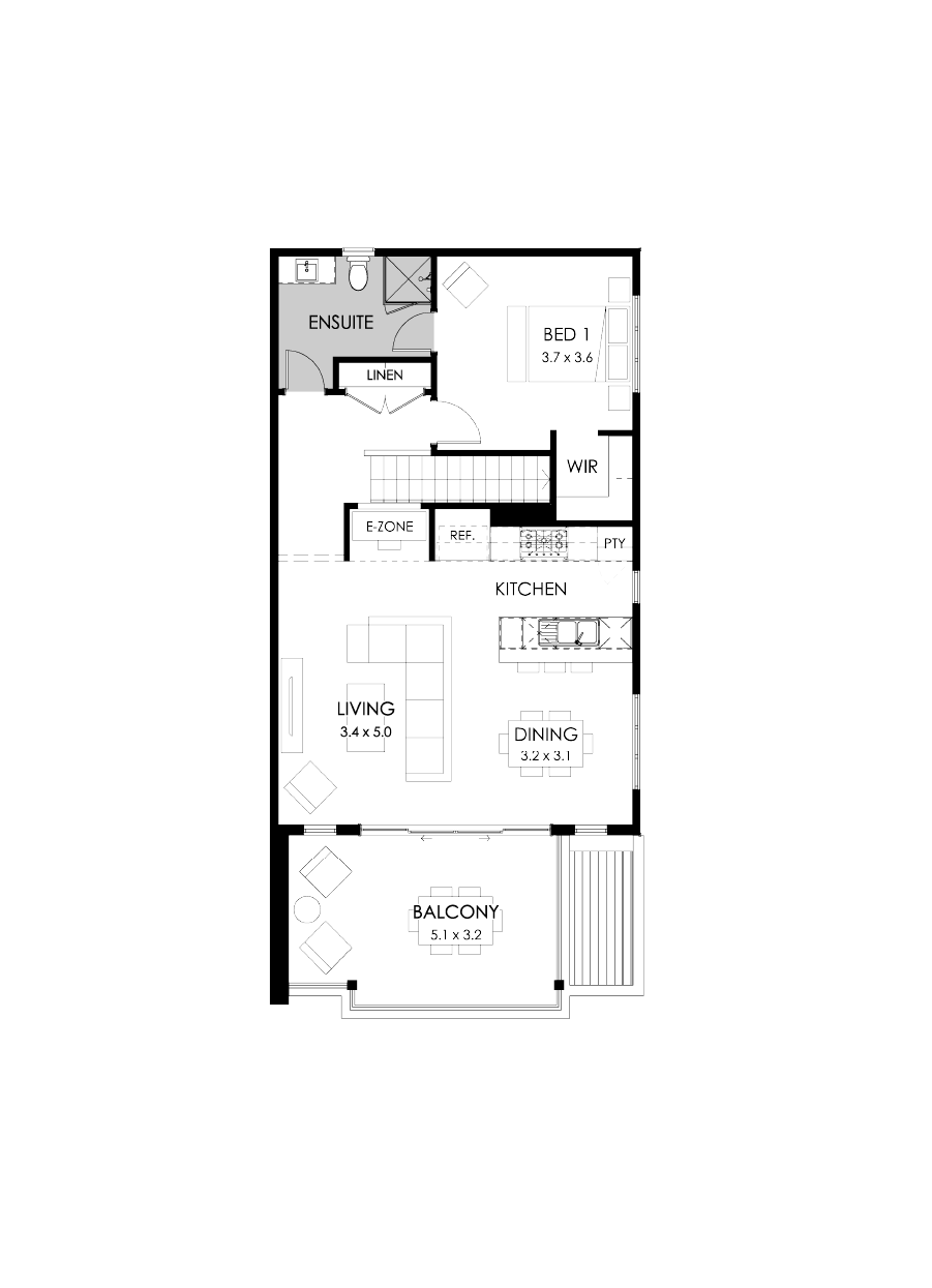 20a First Floor Floorplan (Standard)