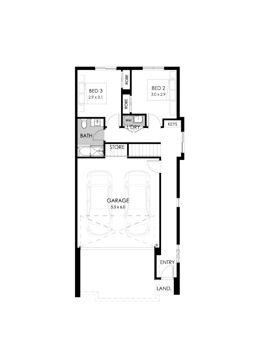 20a Ground Floor Floorplan (Standard)