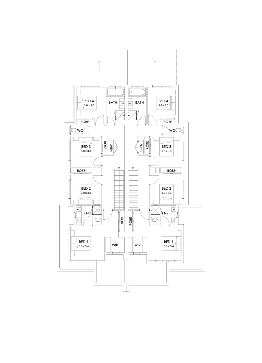 23 & 22 First Floor Floorplan (Outdoor living)