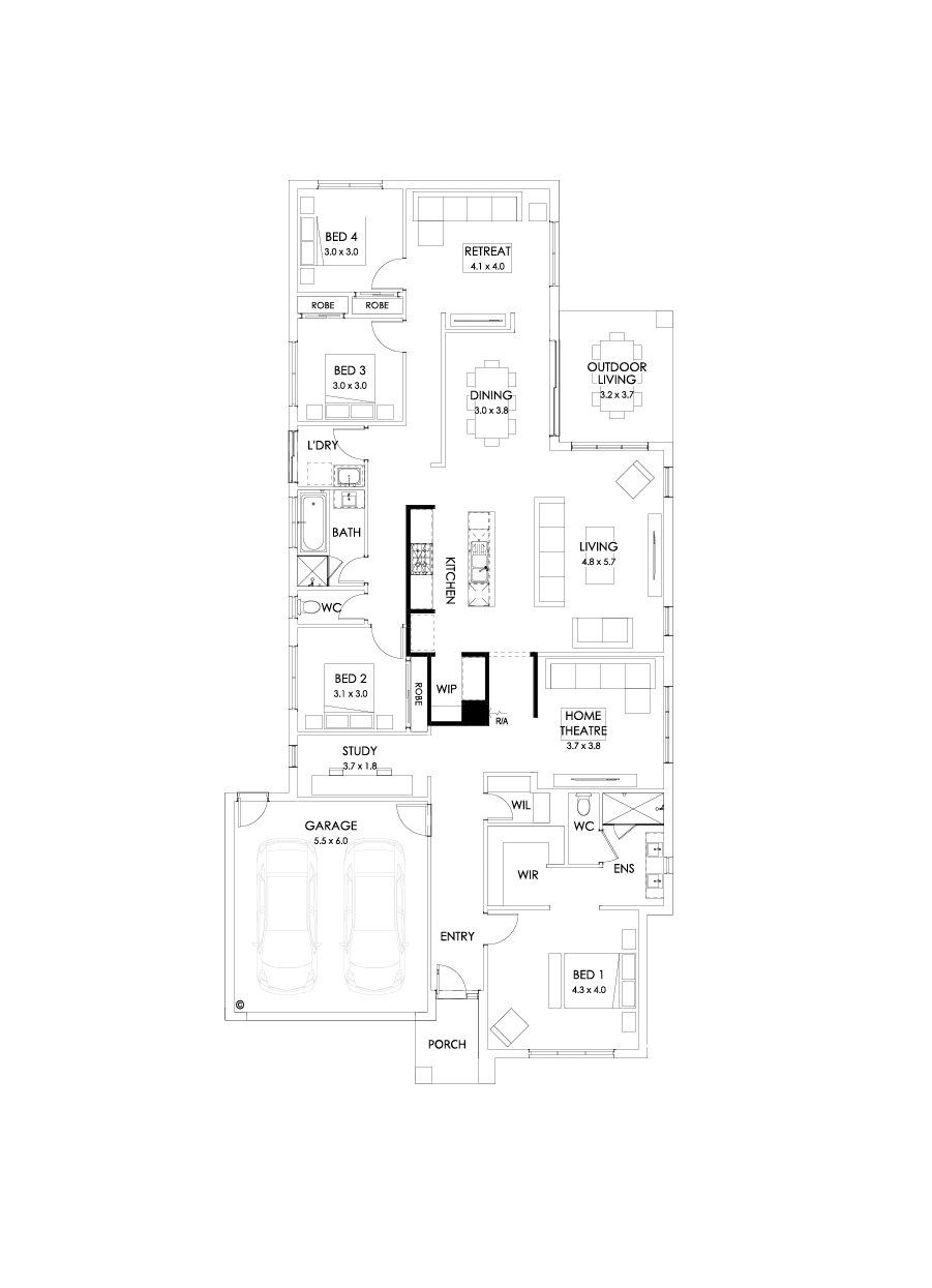 29  Floor Floorplan (Butler’s pantry)