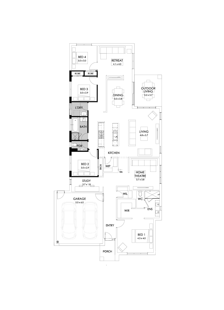 29  Floor Floorplan (Powder room)