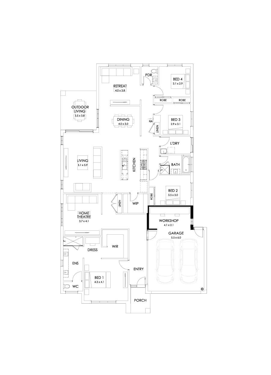 32  Floor Floorplan (Workshop - Flipped)