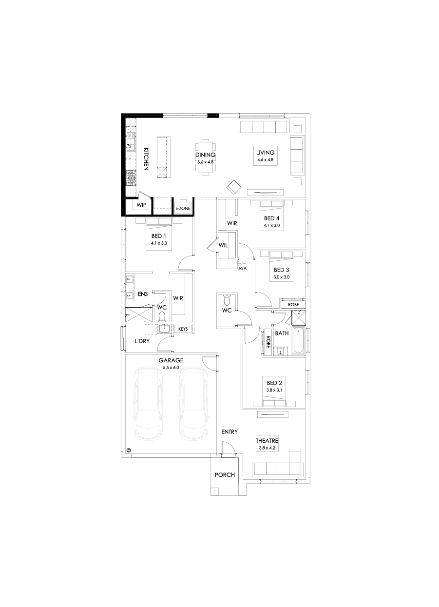 27  Floor Floorplan (Alternate kitchen)