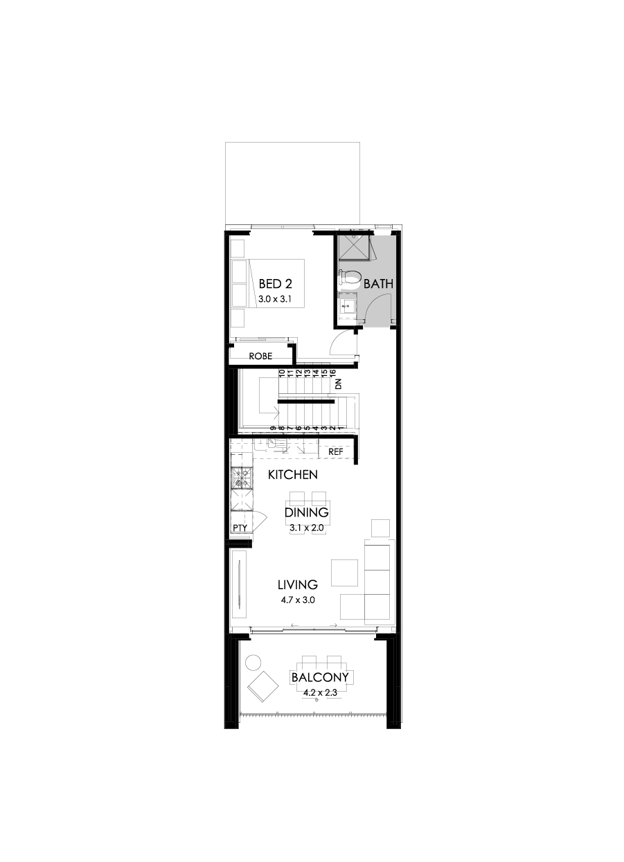16 First Floor Floorplan (Standard)