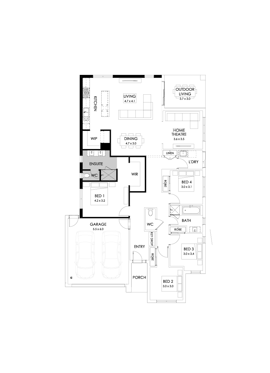 25  Floor Floorplan (Alternate kitchen)