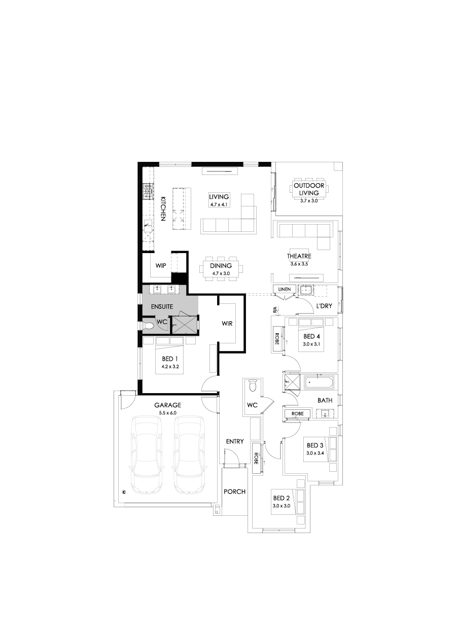 25  Floor Floorplan (Alternate kitchen)