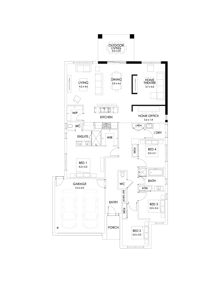 25  Floor Floorplan (Outdoor living)