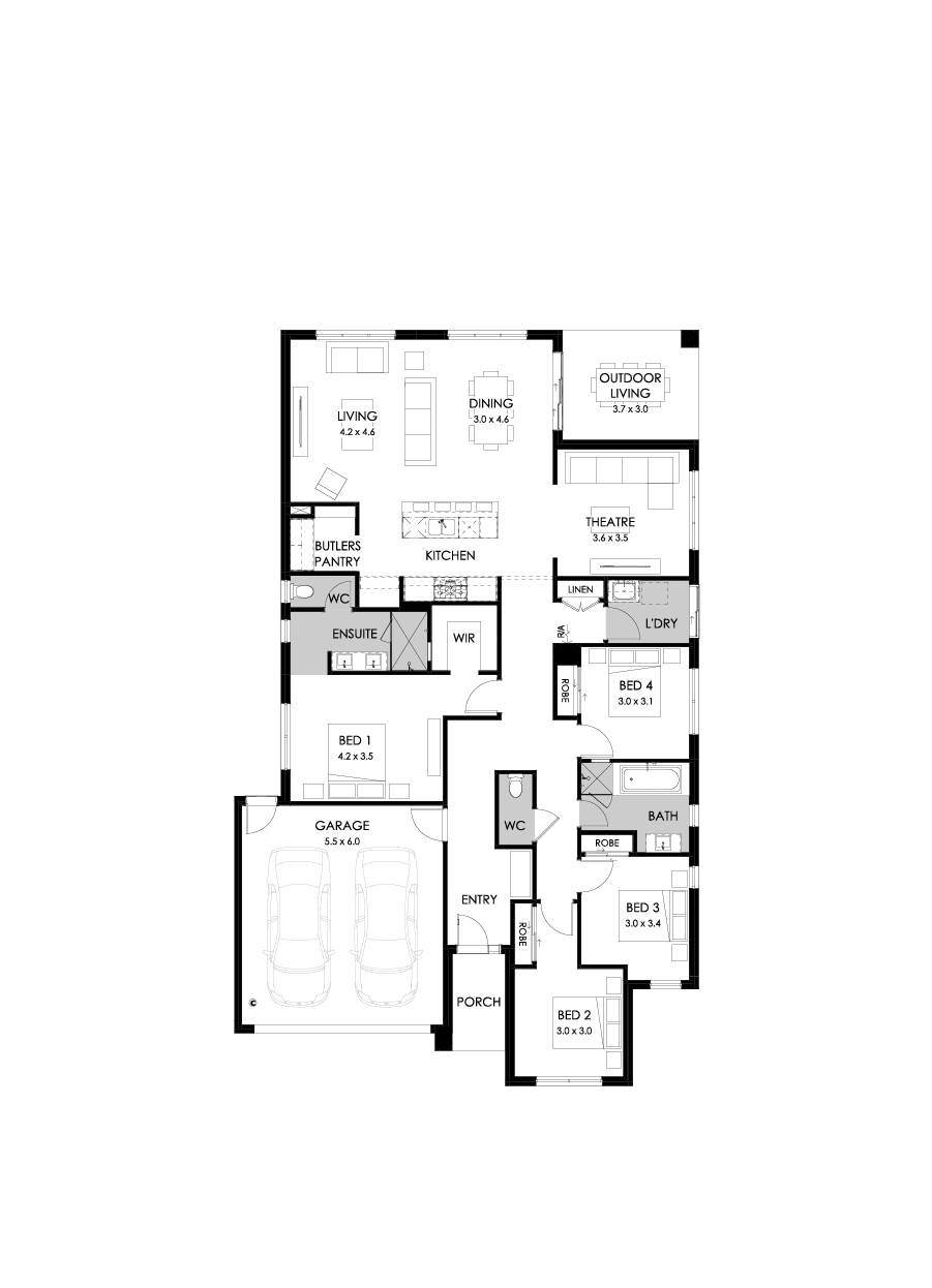 25  Floor Floorplan (Standard)