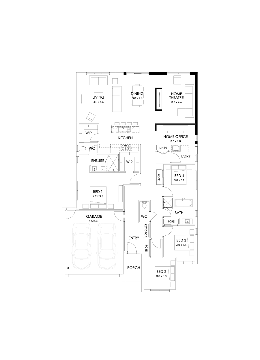 25  Floor Floorplan (Study)