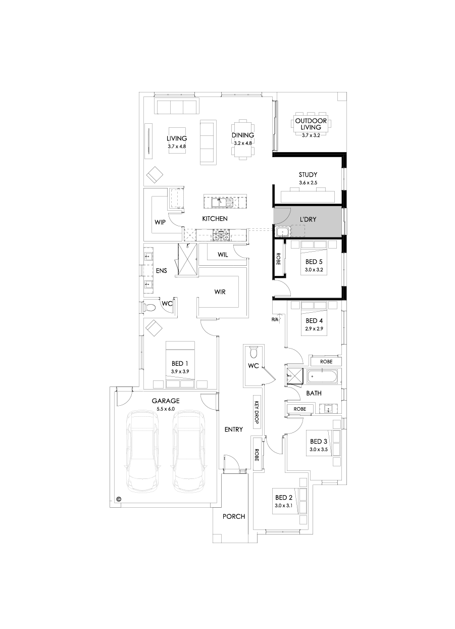 29  Floor Floorplan (5th bedroom)