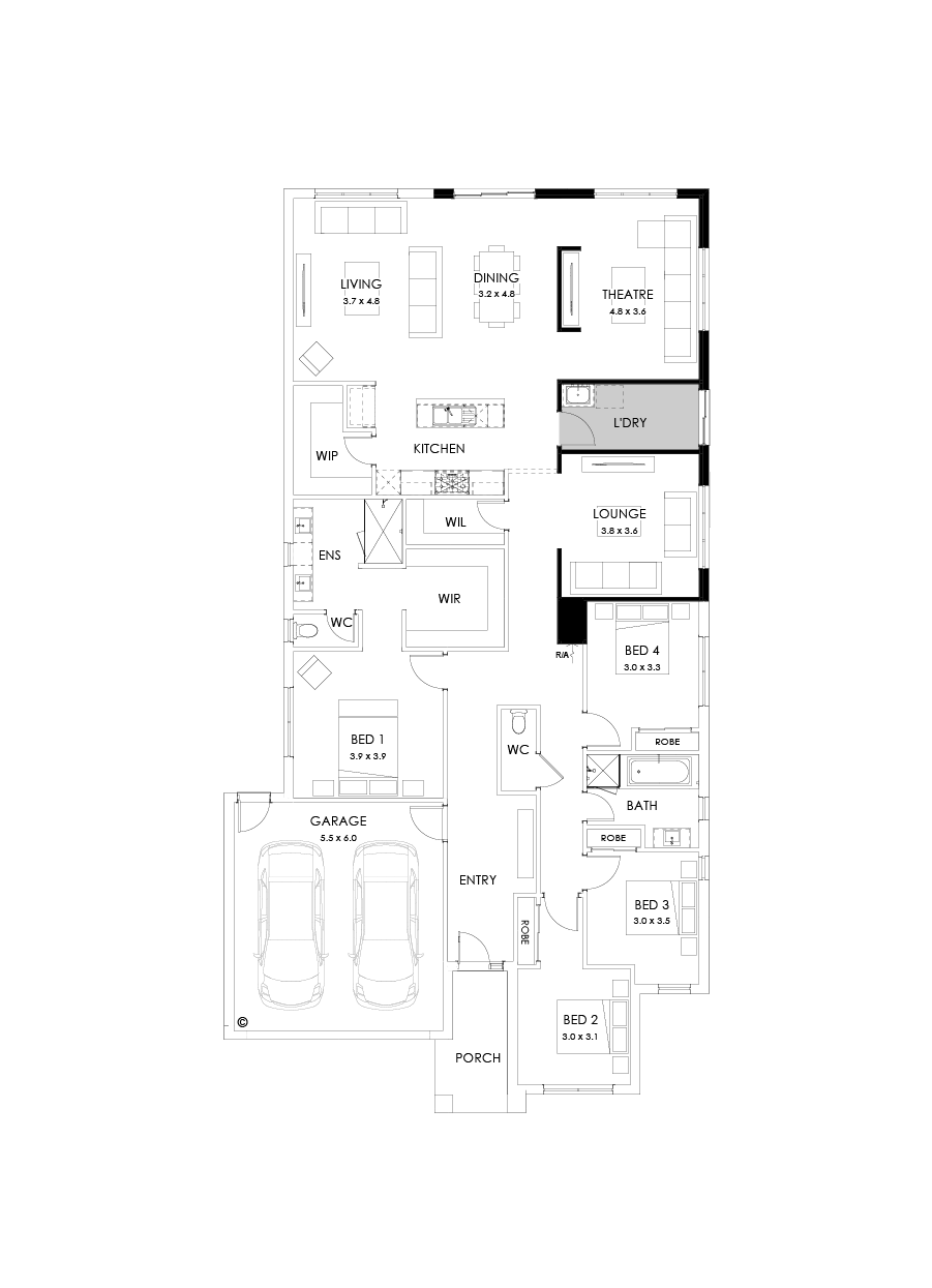 29  Floor Floorplan (Larger living)