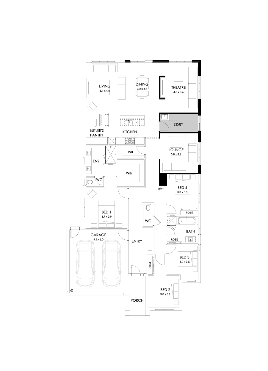 29  Floor Floorplan (Larger living)