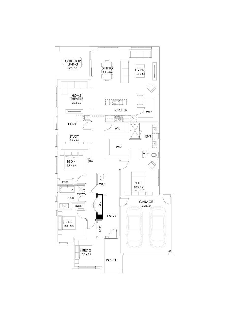 29  Floor Floorplan (Additional storage  - Flipped)