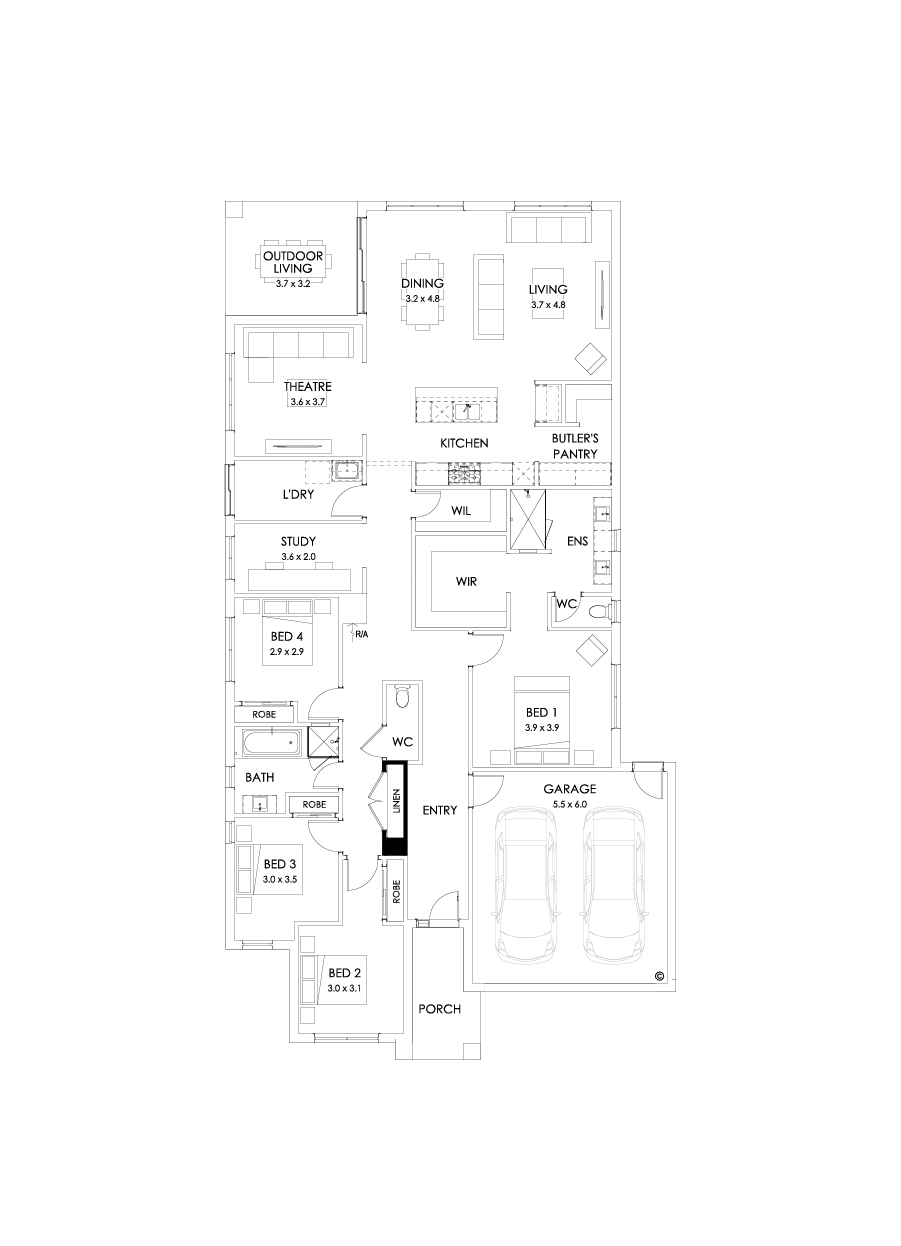 29  Floor Floorplan (Additional storage  - Flipped)