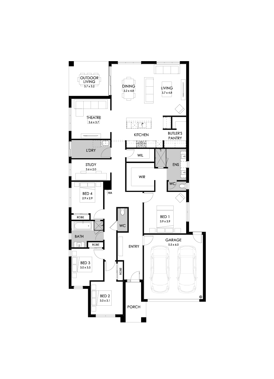 29  Floor Floorplan (Standard - Flipped)
