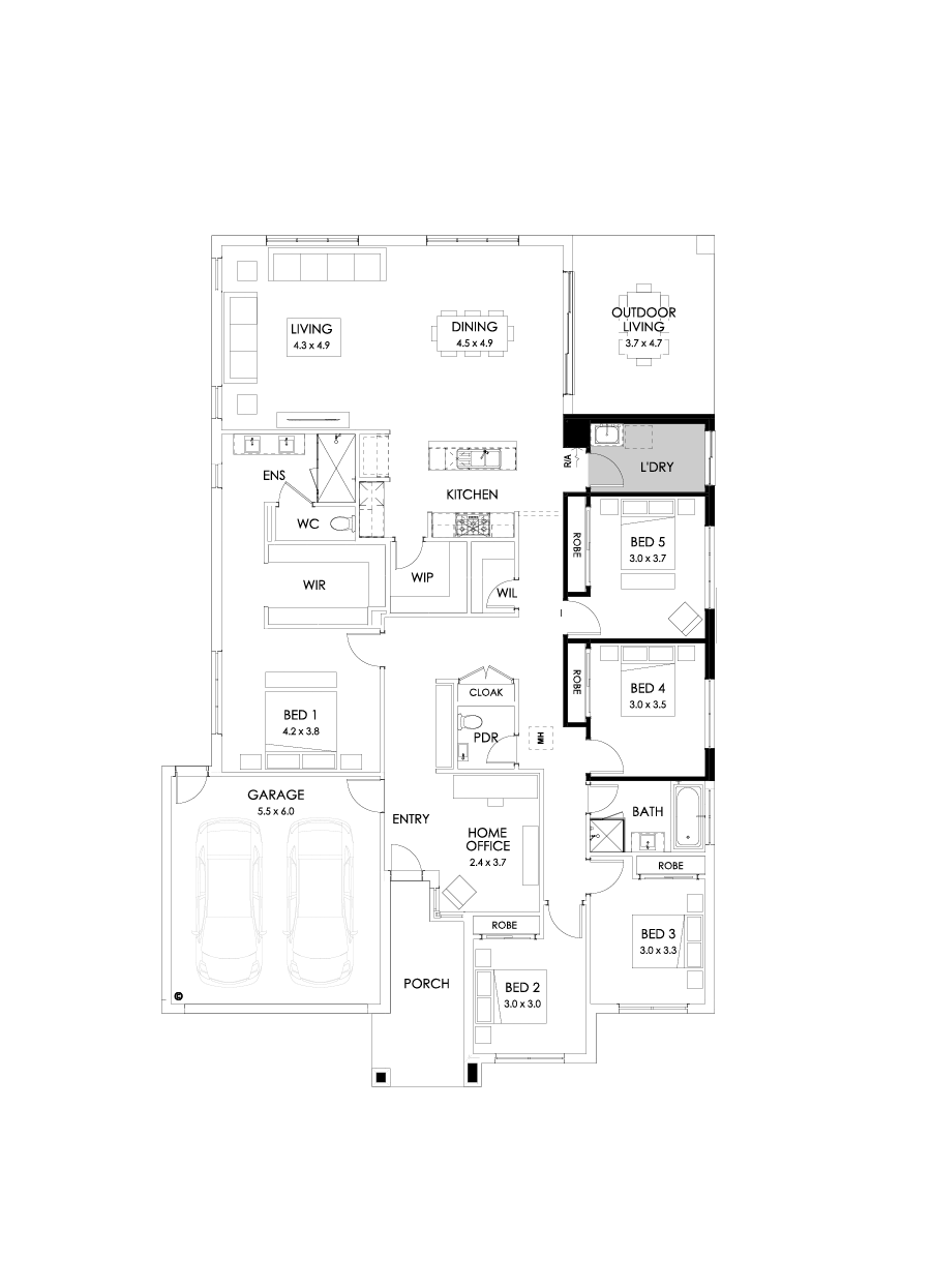 31  Floor Floorplan (5th bedroom)