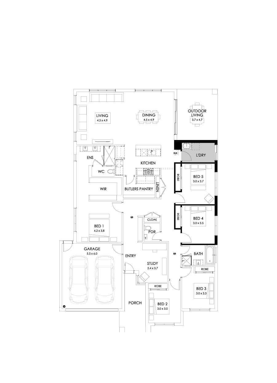 31  Floor Floorplan (5th bedroom)