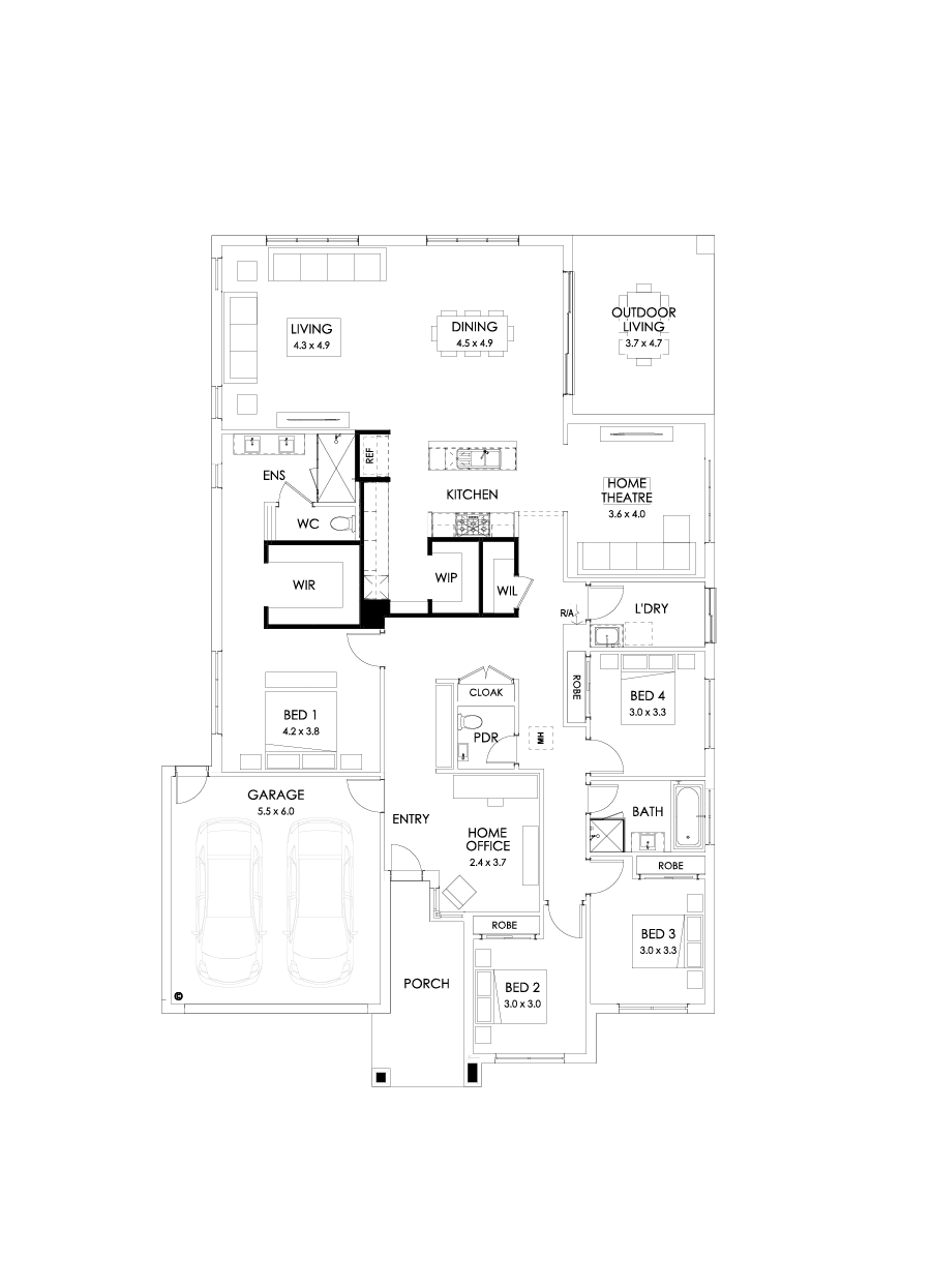 31  Floor Floorplan (Alternate kitchen)
