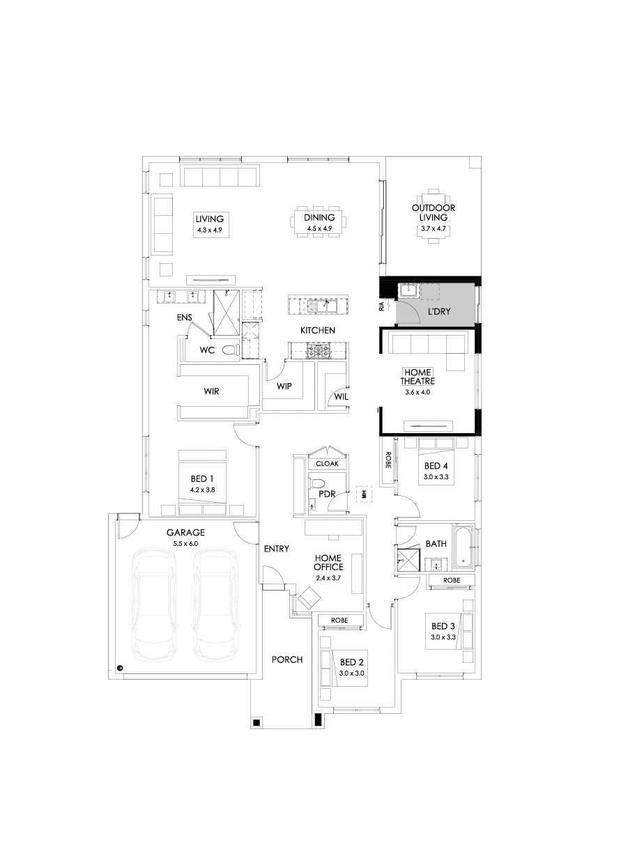 31  Floor Floorplan (Alternate laundry)