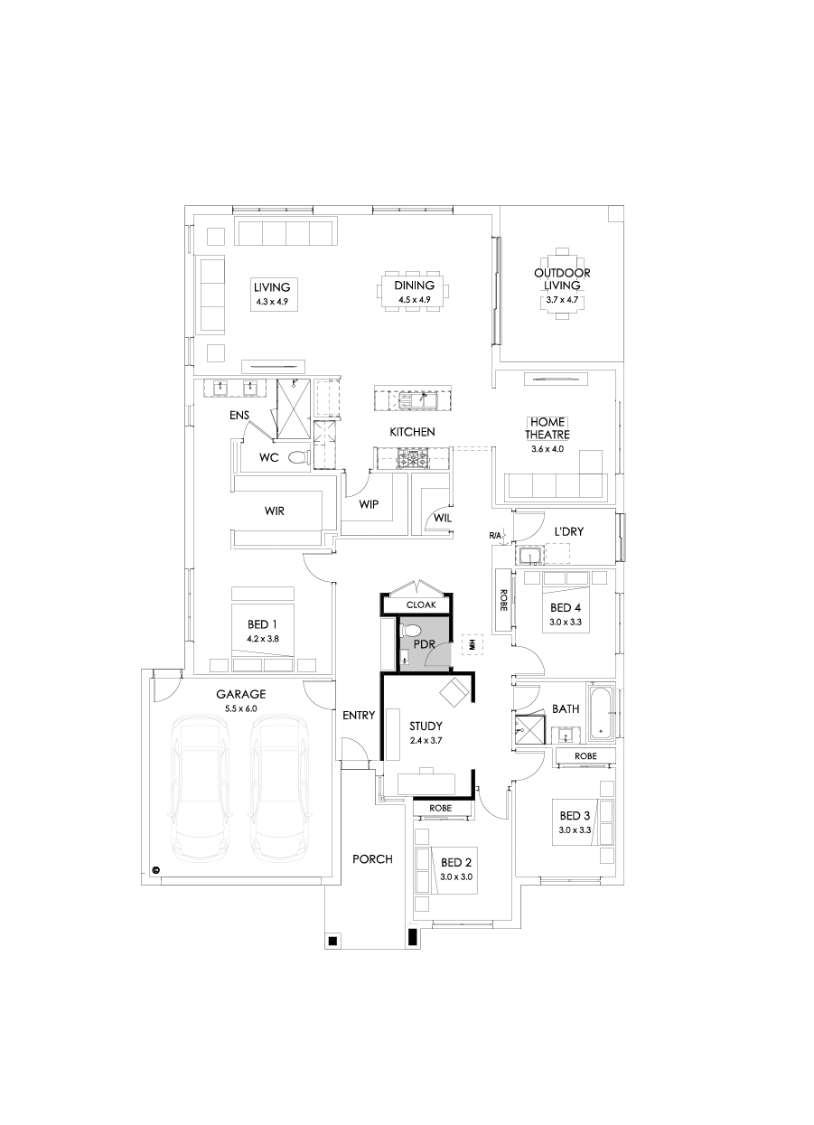 31  Floor Floorplan (Alternate Study)