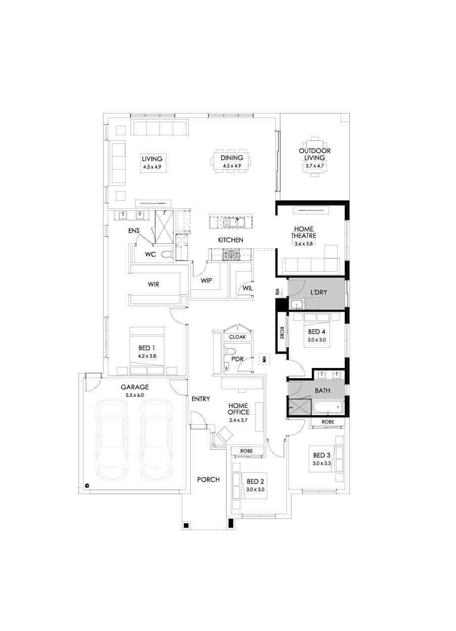 31  Floor Floorplan (Bathroom upgrade)
