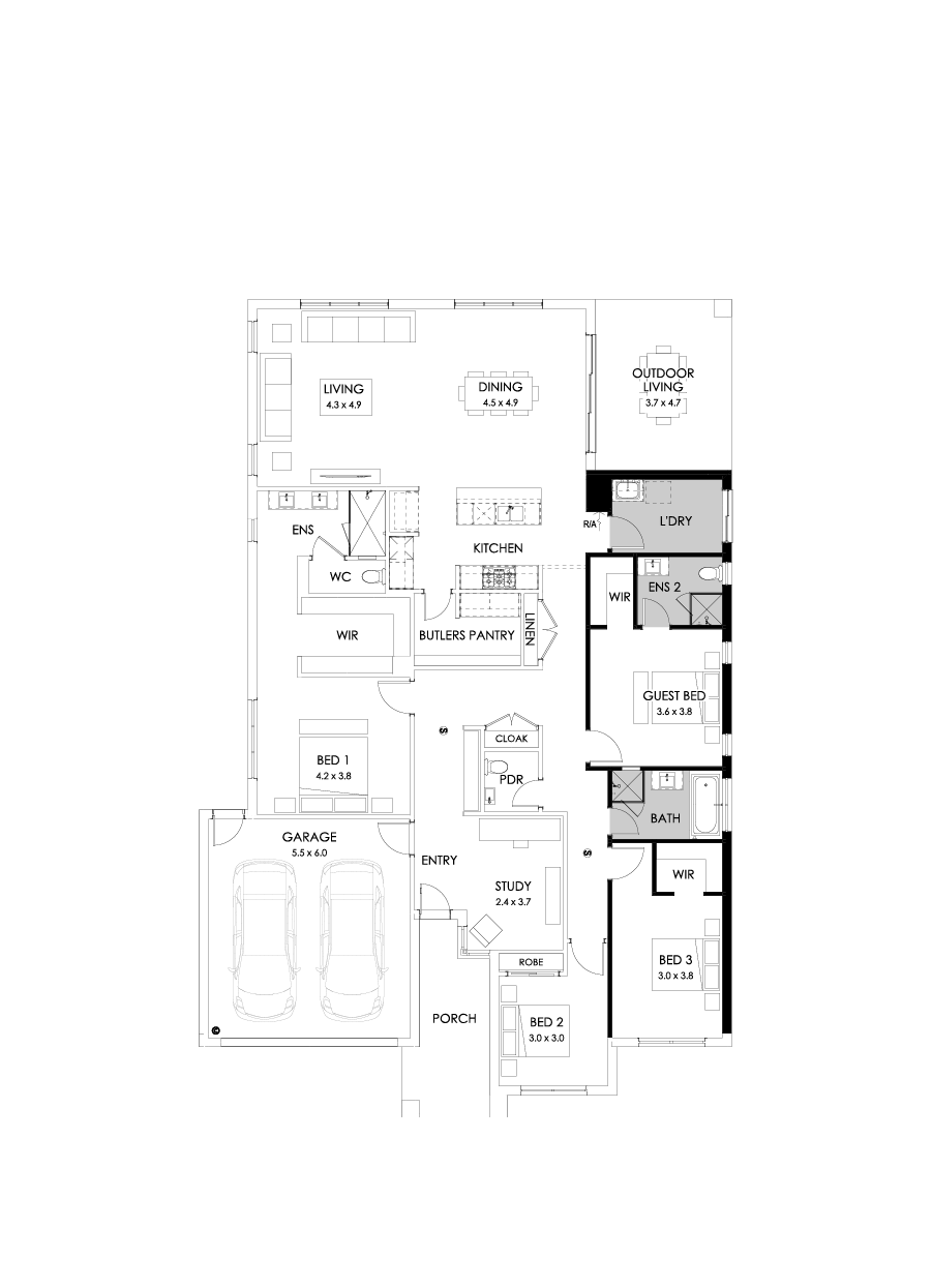31  Floor Floorplan (Guest bedroom)